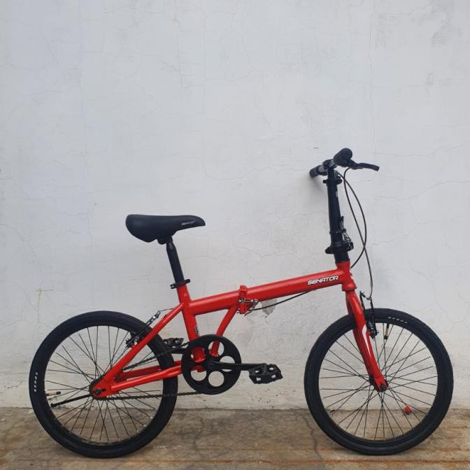Jual Sepeda Lipat 20 Inch Senator Folding Bike - 1 Speed Kunestlestore ...