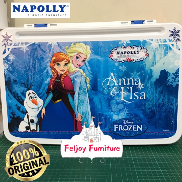 Jual MEJA LIPAT GAMBAR ANAK LAPDESK NAPOLLY FROZEN ELSA DISNEY Shopee