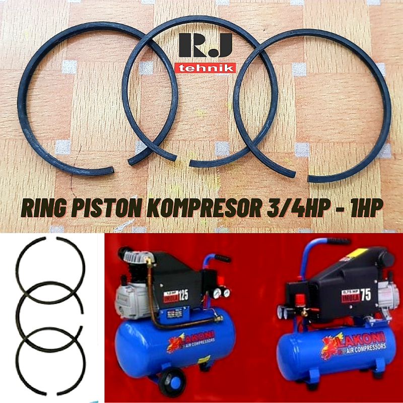 Uxcell Engine Piston Ring Set 47mm Id 49mm Od Air Compressor Replacement Parts 6313193840