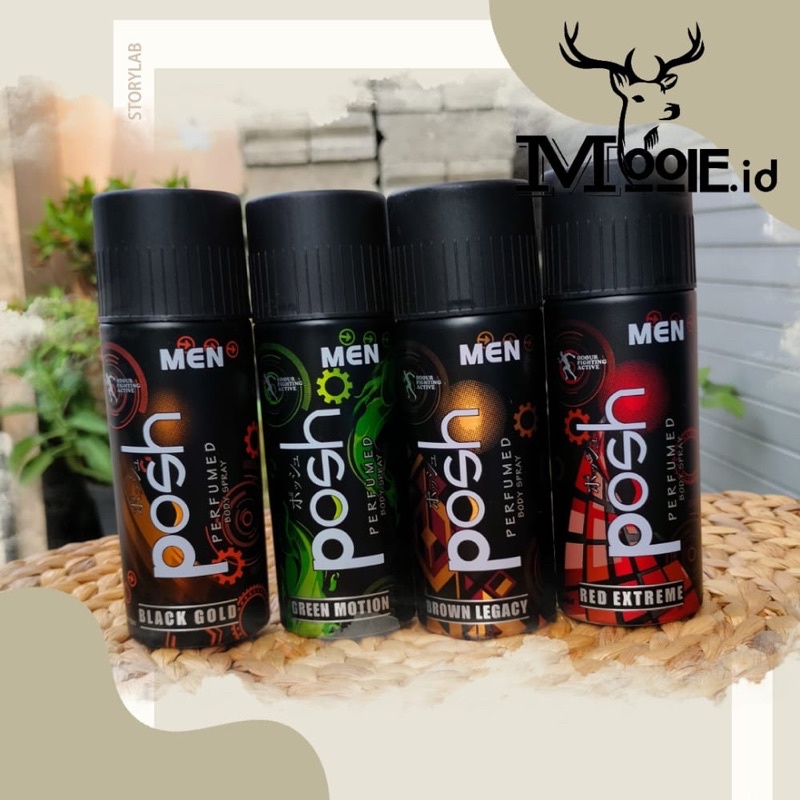 Jual MOOIE.ID - Posh Men 150ml / Parfum pria / Poshmen / Axe men