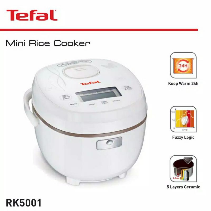 Jual TEFAL MINI RICE COOKER 0,7L RK5001 Shopee Indonesia