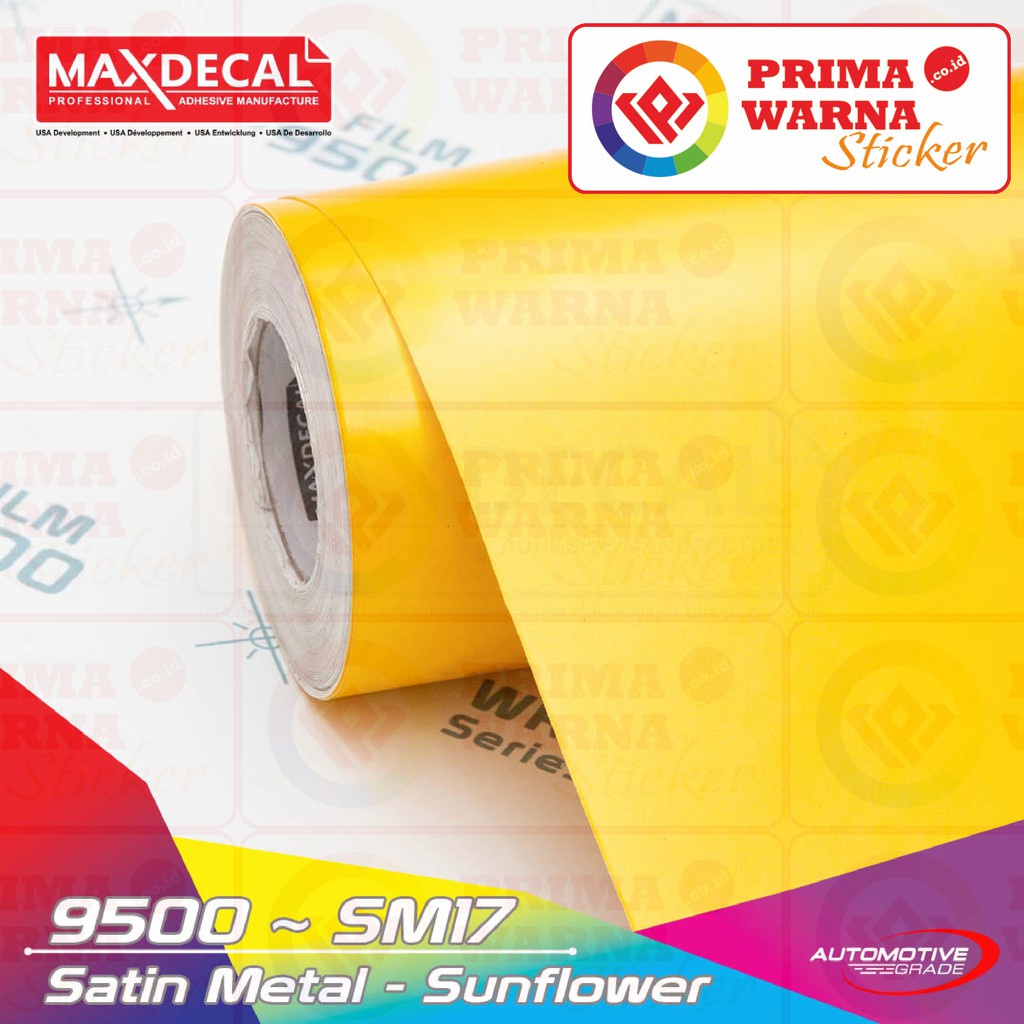 Jual Maxdecal 9500 SM17 Satin Metal Sunflower, Wrap Series Sticker ...