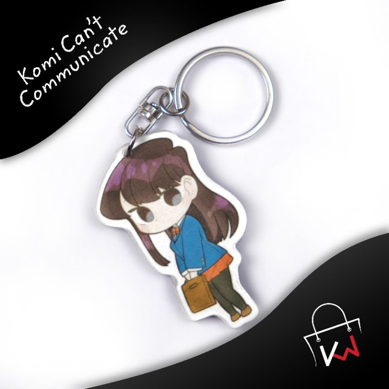 Jual GANTUNGAN KUNCI KARAKTER KOMI-SAN COMYUSHOU DESU KEYCHAIN ANIME ...