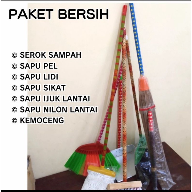 Jual PERALATAN SAPU PEMBERSIH - ALAT KEBERSIHAN RUMAH TANGGA KOMPLIT