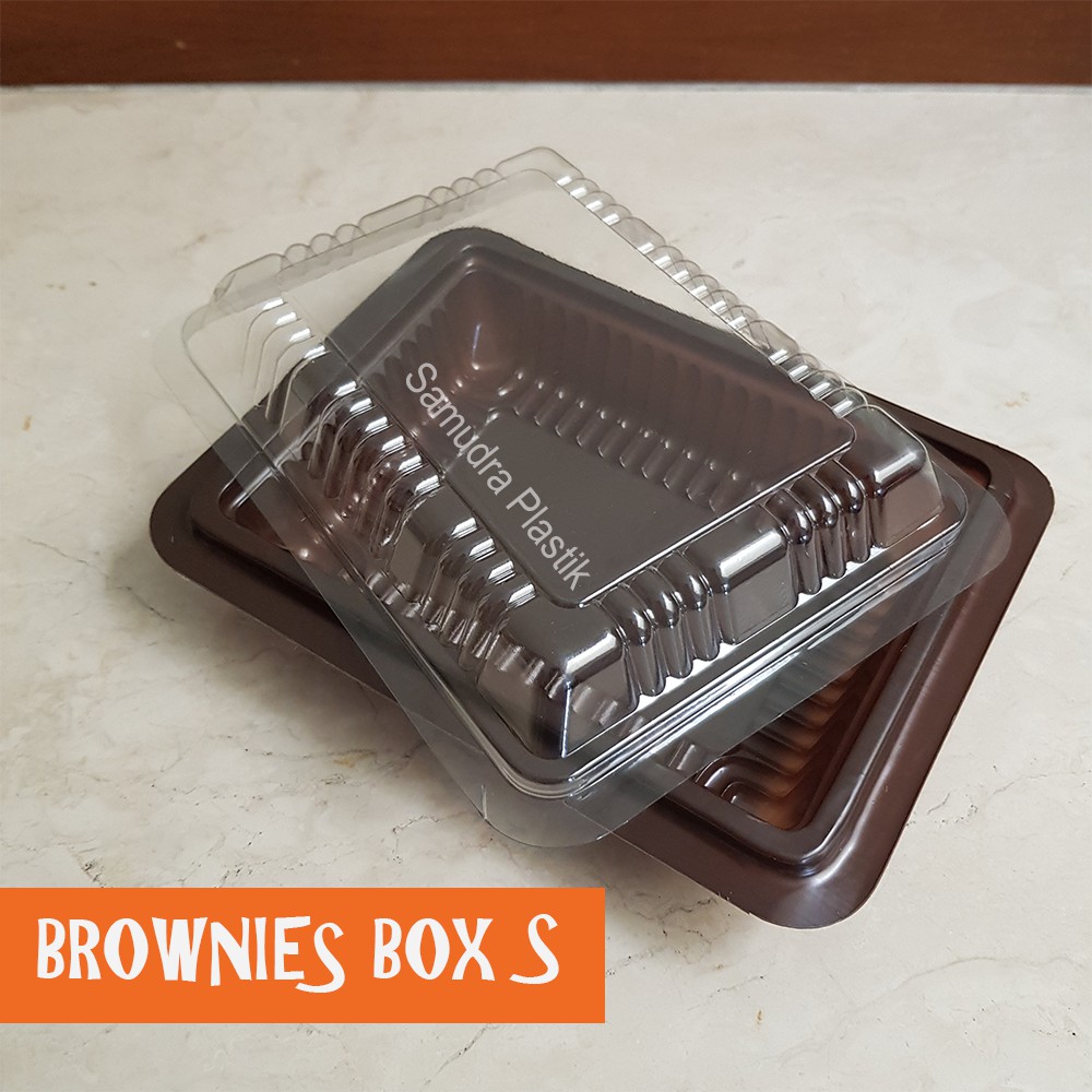 Jual Brownies Box S / Mika Brownies / Kotak Plastik Tray Sushi | Shopee ...