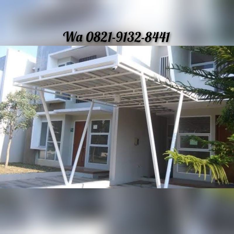 Jual Kanopi rumah minimalis Jogja murah harga per meter persegi