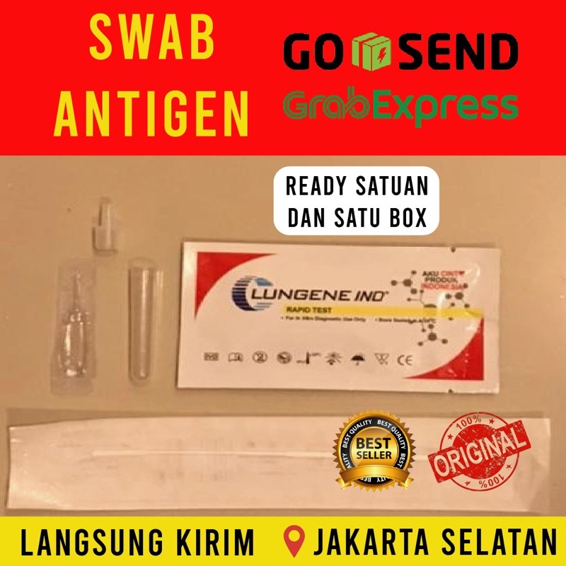 Jual Alat Swab Antigen Satuan Langsung Kirim Original 100% | Shopee ...