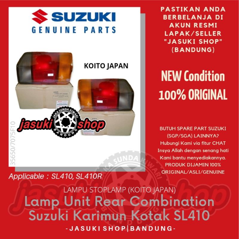 Jual Tail Light Stoplamp Lampu Stop Lamp Belakang Suzuki Karimun Kotak Karko Lama Old SL410