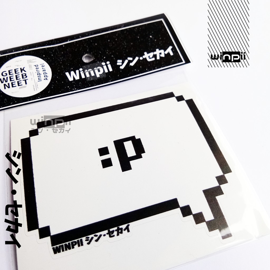 Jual Stiker / Sticker Pixel Emoticon :P | Shopee Indonesia
