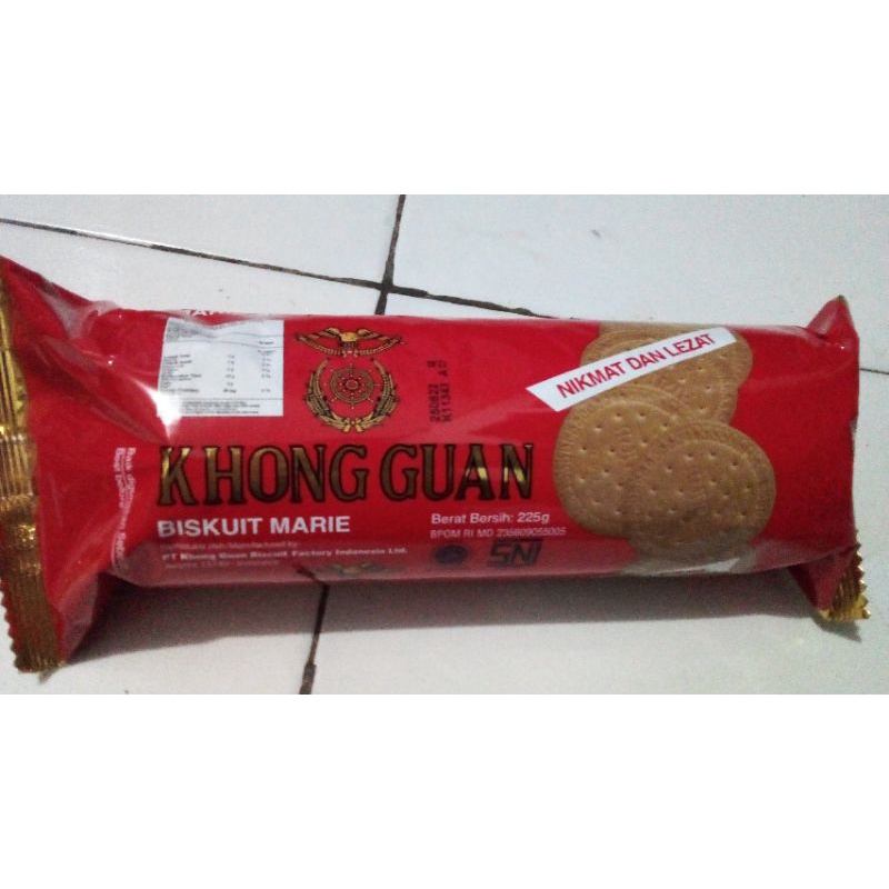 Jual KHONG GUAN biskuit marie/ khong guan marie biscuits(225g) | Shopee