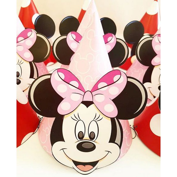 Jual TOPI ULTAH MINNIE MOUSE POP UP / TOPI KERUCUT MINNIE MOUSE POP UP ...