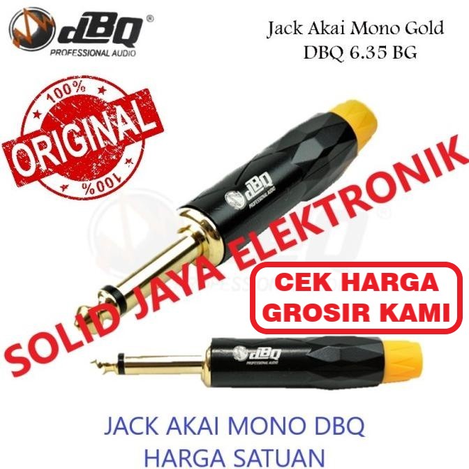 Jual JACK AKAI MONO DBQ GOLD JEK JAC JAK MIC MIK MICROPHONE MIKROPON