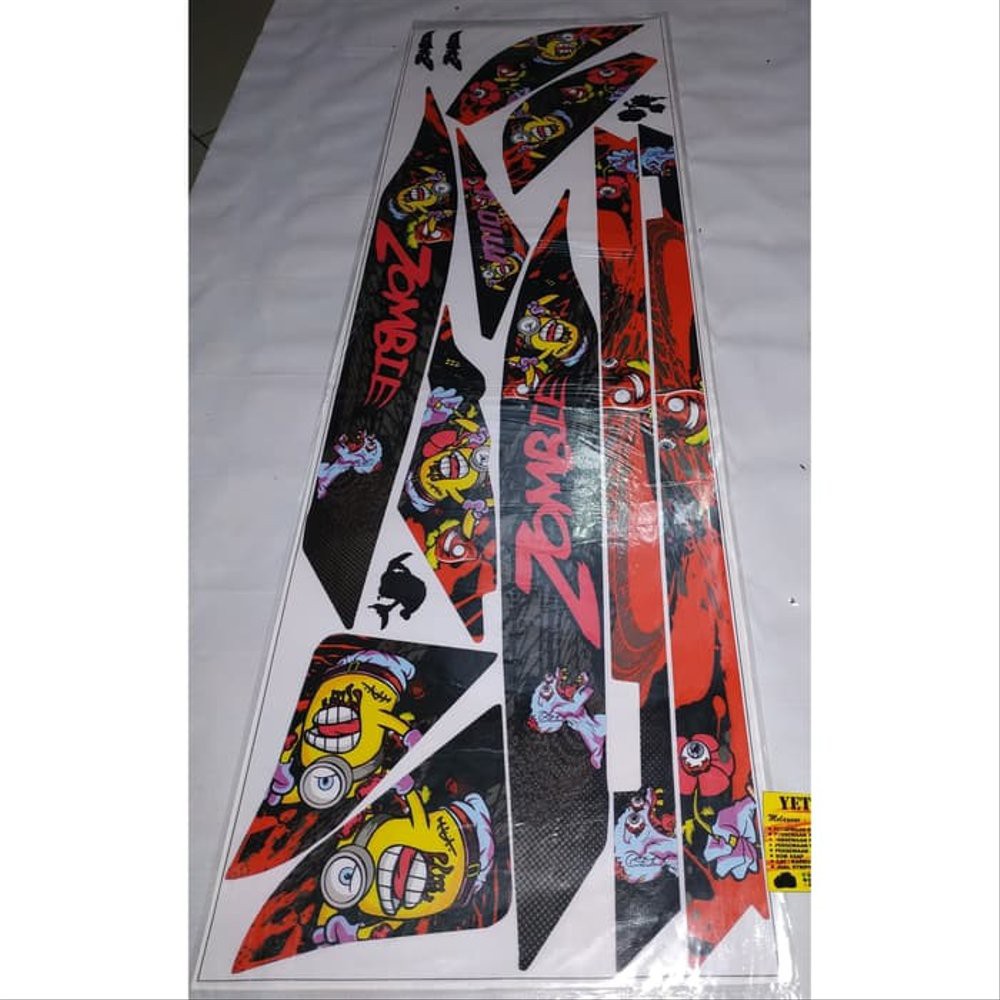 Jual Stiker sticker striping Yamaha MIO J Limited edition minion ...