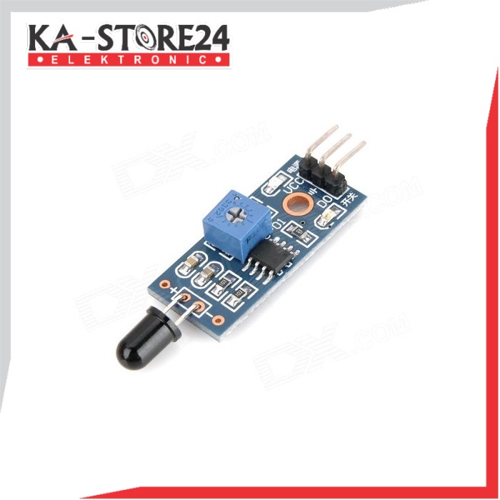 Jual 1 CH IR FLAME SENSOR 1 CHANNEL SENSOR API ARDUINO, FIRE FIGHTER ...
