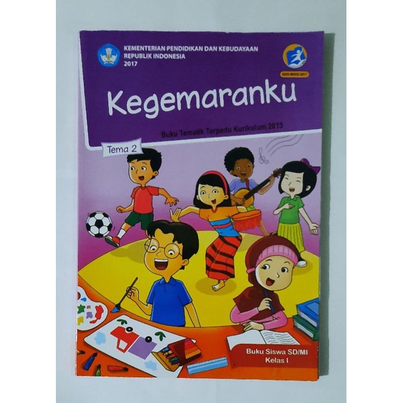 Jual Buku Tematik kelas 1 Tema 2 ( Kegemaranku ) SD/MI | Shopee Indonesia