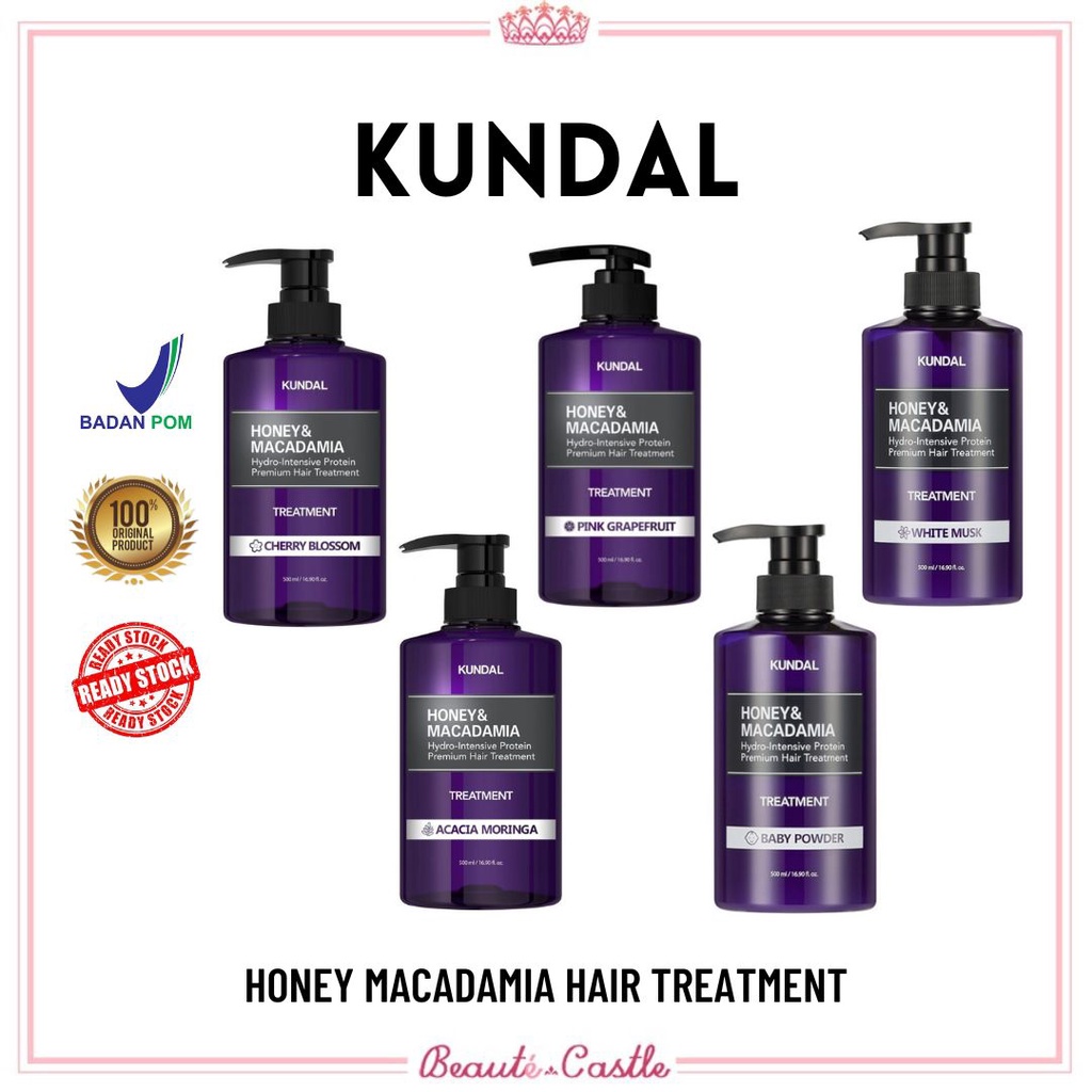Jual KUNDAL Honey Macadamia Protein Hair Treatment Baby Powder White