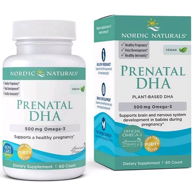 Jual Nordic Naturals Vegan Prenatal DHA, Unflavored 500 mg Plant