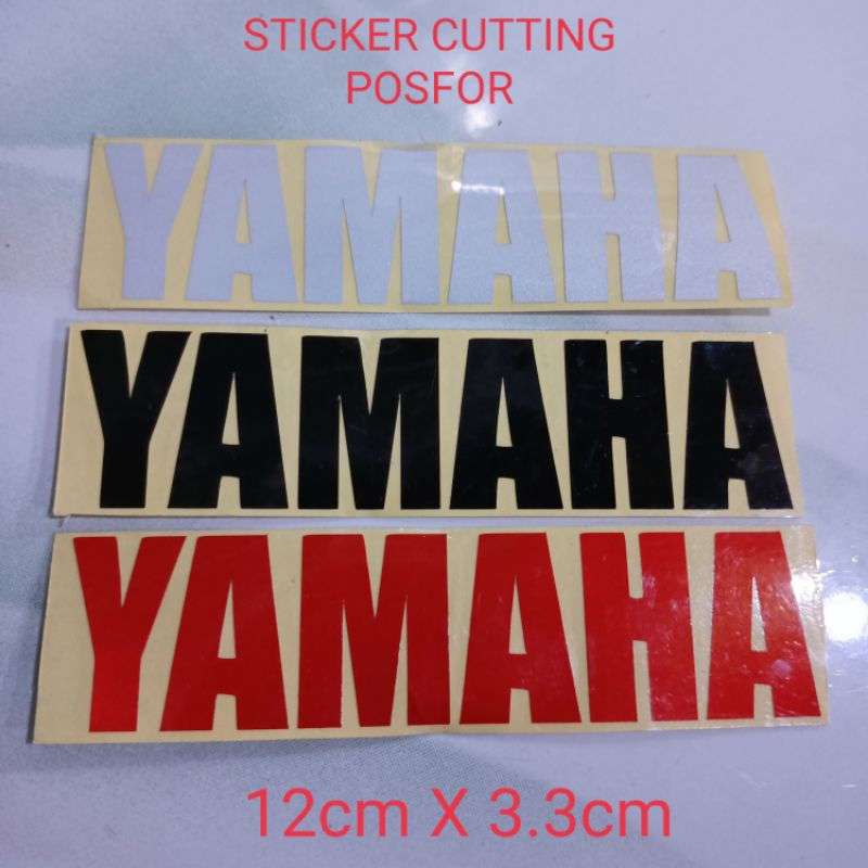 Jual Sticker Yamaha Sticker Spack Bor depan FIZR F1ZR Sticker Cuting Shopee Indonesia