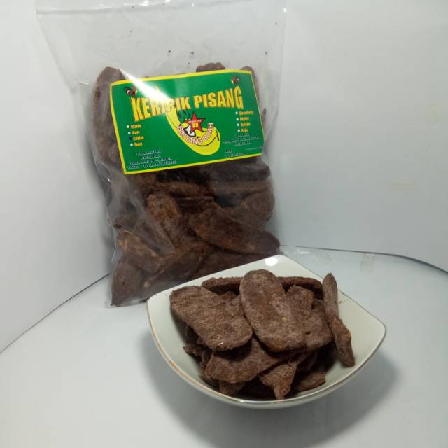 Jual Keripik Pisang Coklat Bintang Buah Khas Lampung Termurah Enak Dan