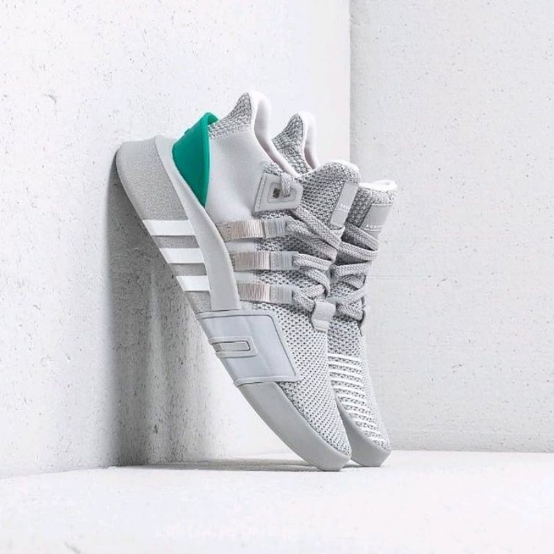 SEPATU A D I D A S EQT BASKETBALL ADV J GREY GREY SUB GREEN