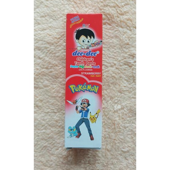 Jual Dee-Dee Children's Tooth Paste Strawberry 50g DPK442284C | Shopee ...