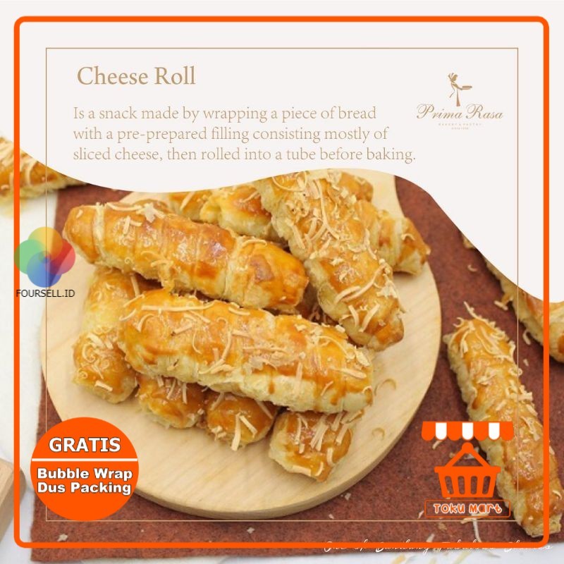 Jual Prima Rasa - Cheese Roll (PACKING AMAN) - Keju Gulung Primarasa ...