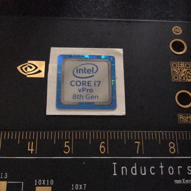 Jual Sticker Stiker Intel Core I7 Vpro 8th Gen Ori Shopee Indonesia 0858