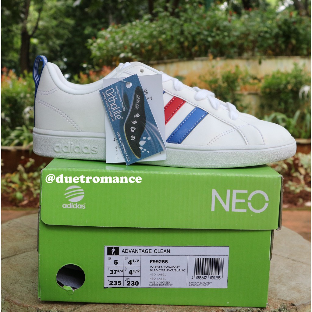 BNIB Adidas Neo Advantage Clean France Stripe F99255 Original