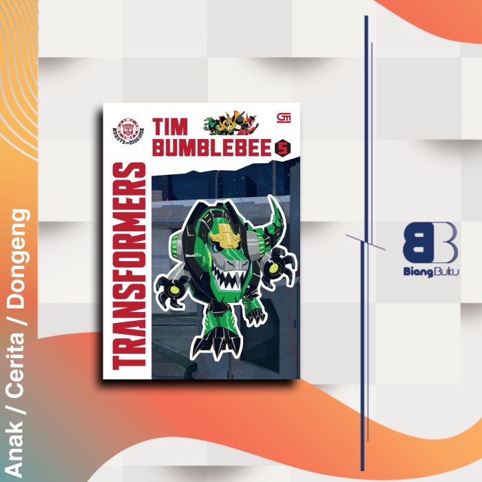 Jual Buku Anak Transformers Robots in Disguise: Tim Bumblebee 5 Hasbro ...