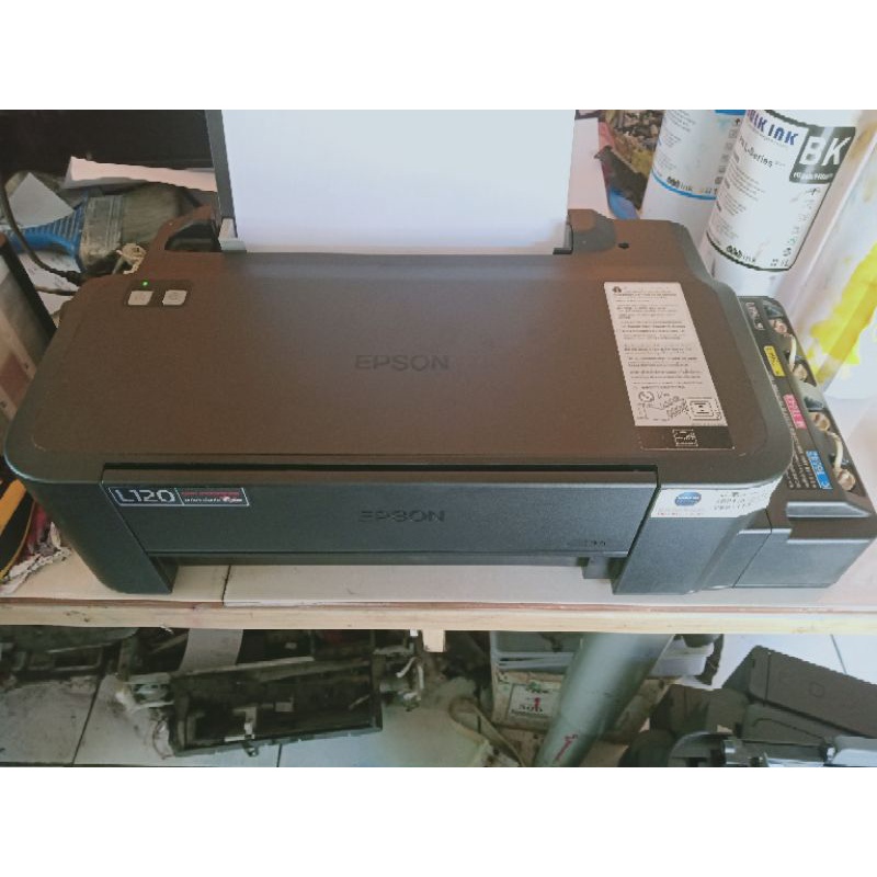 Jual Printer Epson L120 Second Bergaransi Head Bagus Siap Pakai Shopee Indonesia 0601