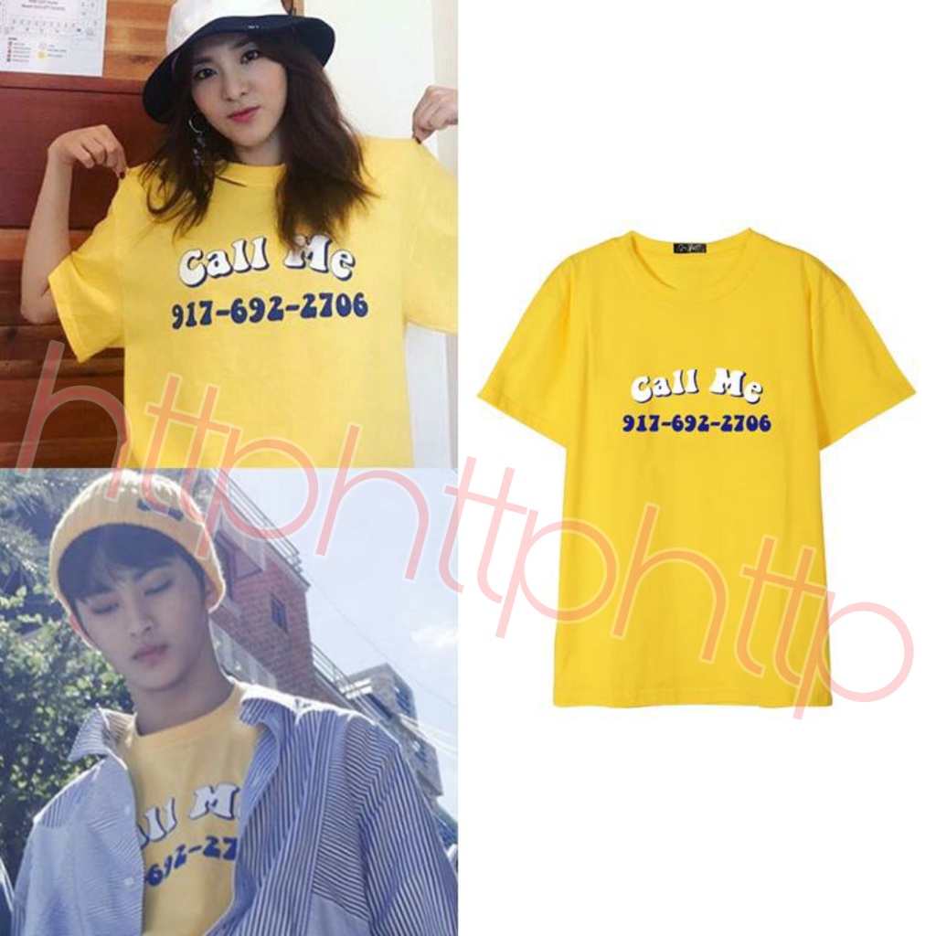 Jual COD KAOS KPOP NCT MARK 2NE1 DARA CALL ME TSHIRT KOREA PREMIUM ...