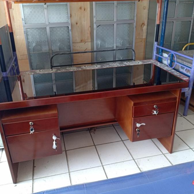 Jual Meja Kantor 1 Biro Full Lemari Meja Tulis Meja Kerja | Shopee ...