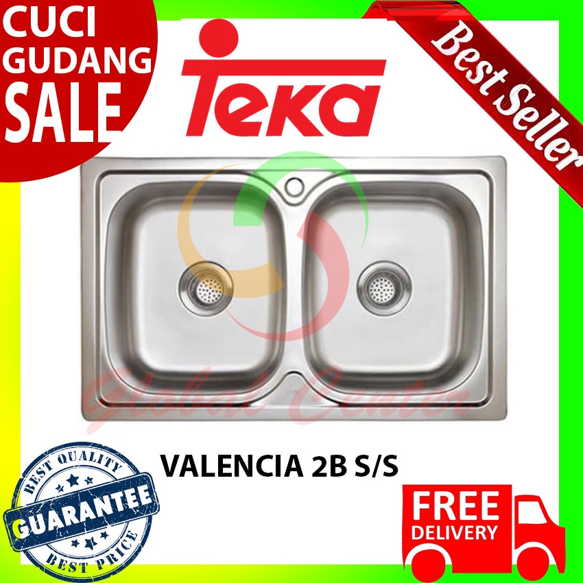 Jual Kitchen Sink Linea By Teka Tipe Valencia 2B Stainless Steel ...