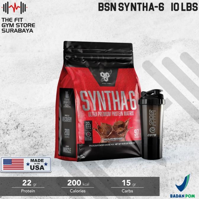 Jual Bsn Syntha6 Syntha 6 10 Lbs Whey Protein 10lbs Not Whey Gold Standard Shopee Indonesia 3977