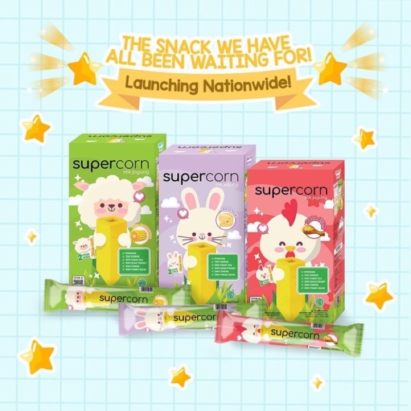 Jual Supercorn Stick (SATUAN) Snack Anak Super Corn Stik | Shopee Indonesia
