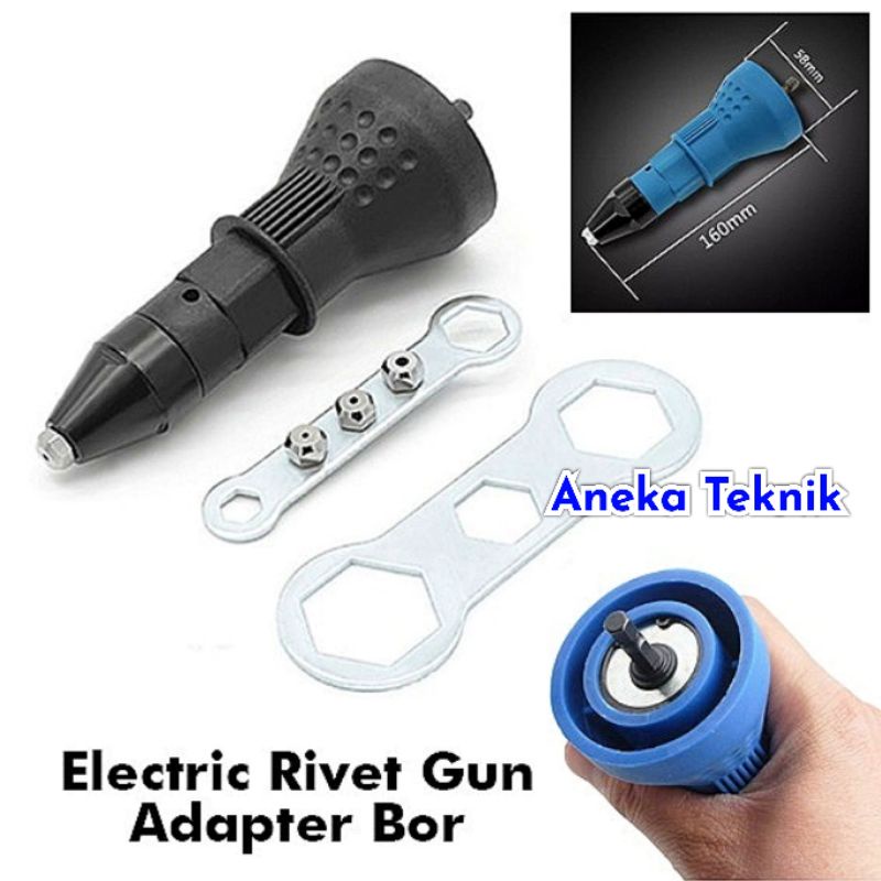 Jual Electric Rivet Gun / Tang Rivet Adapter Bor | Shopee Indonesia