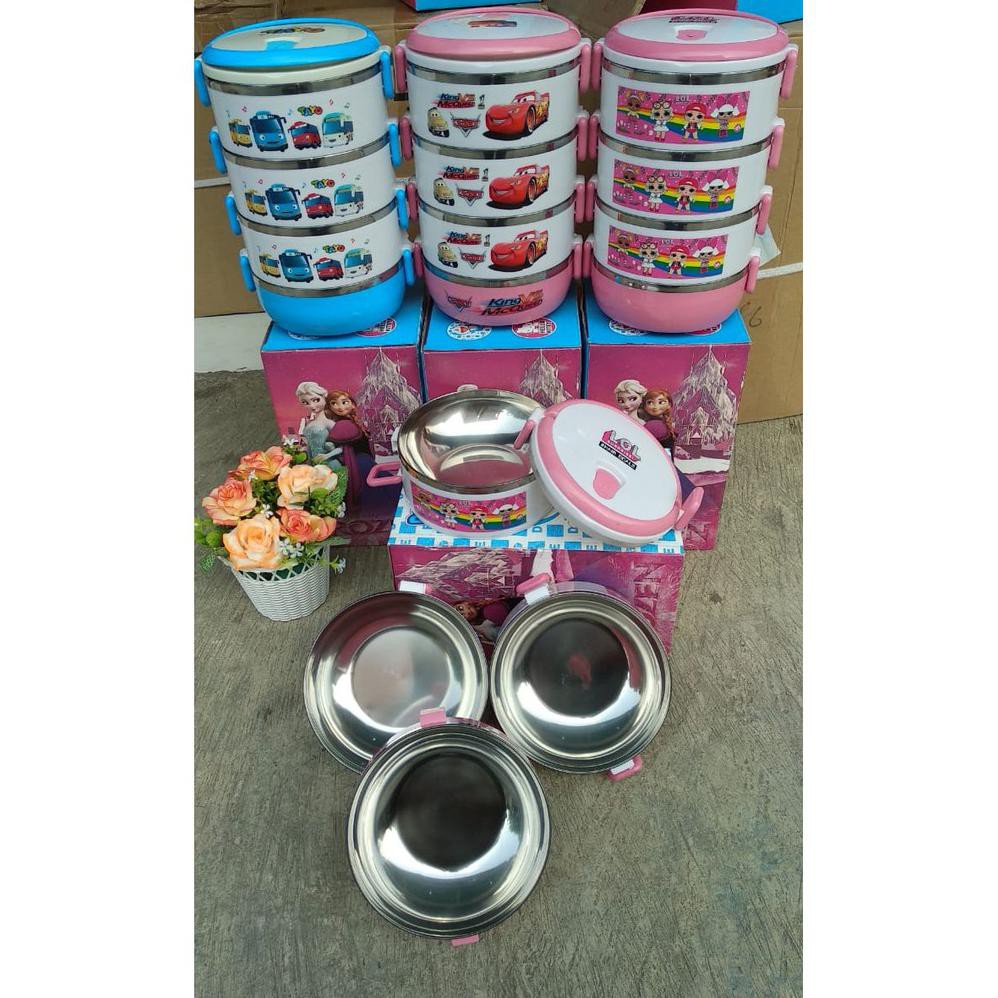 Jual Rantang Karakter 4 Susun 3D | Shopee Indonesia