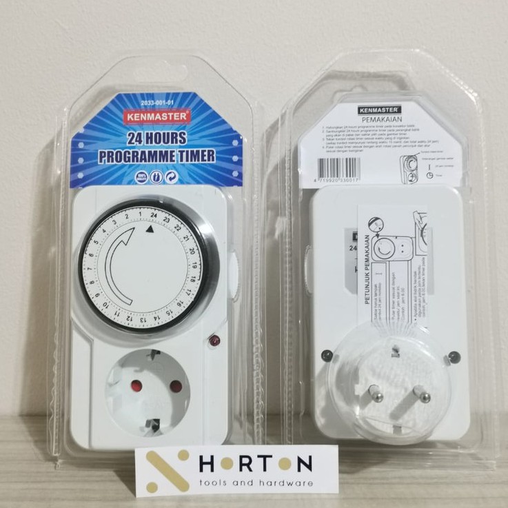 Jual STOP KONTAK TIMER MANUAL ANALOG KENMASTER | Shopee Indonesia