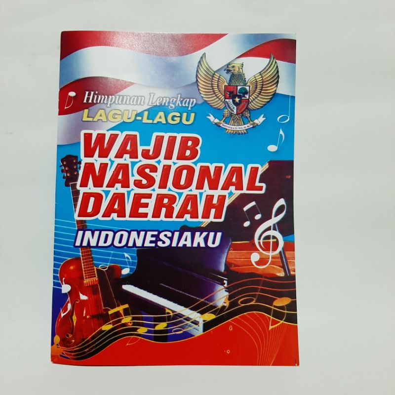 Jual buku lagu wajib nasional dan daerah Indonesia | Shopee Indonesia
