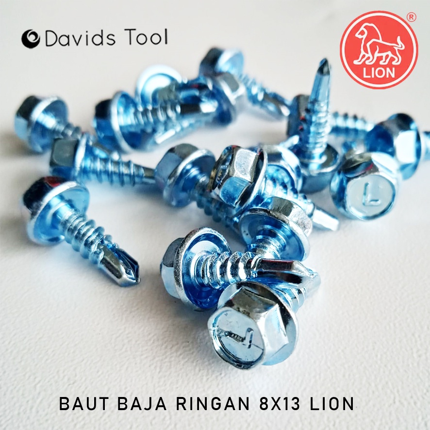 Jual Sekrup Baja Ringan Baut Roofing Skrup Hollow Holo Besi Drilling