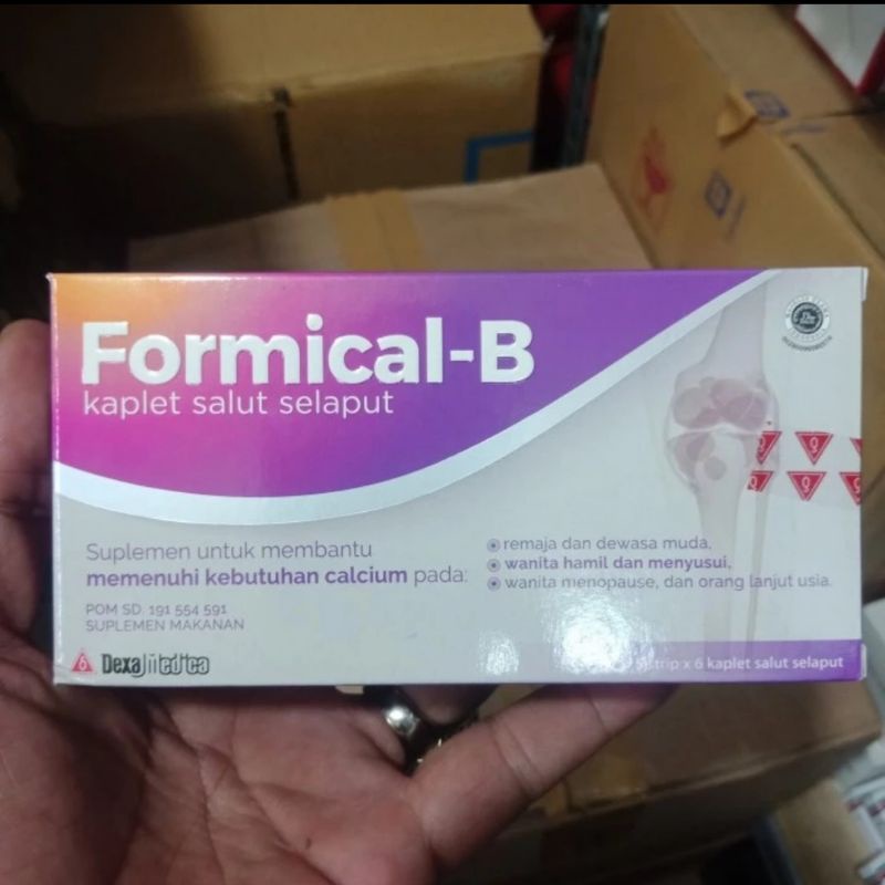 Jual FORMICAL B Suplemen Makanan Calcium 30kaplet | Shopee Indonesia