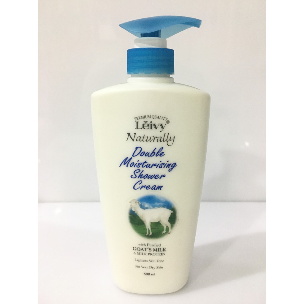 Jual Leivy Shower Cream Goats Milk 500ml Shopee Indonesia