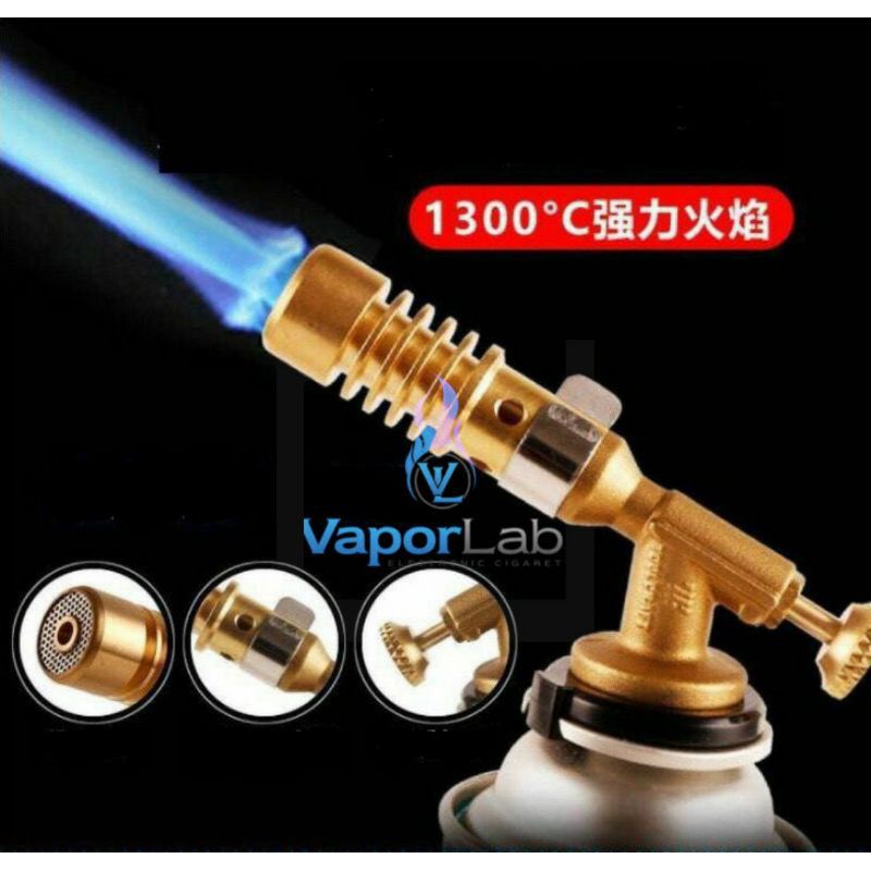 Jual Kepala Gas Torch Full Asli Kuningan Alat Las Blow Torch Flame Gun Shopee Indonesia