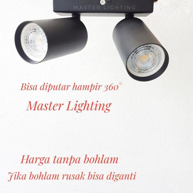 Jual H808 Lampu Dinding Lampu Plafon Sorot Spotlight 2 Lampu Flexible ...