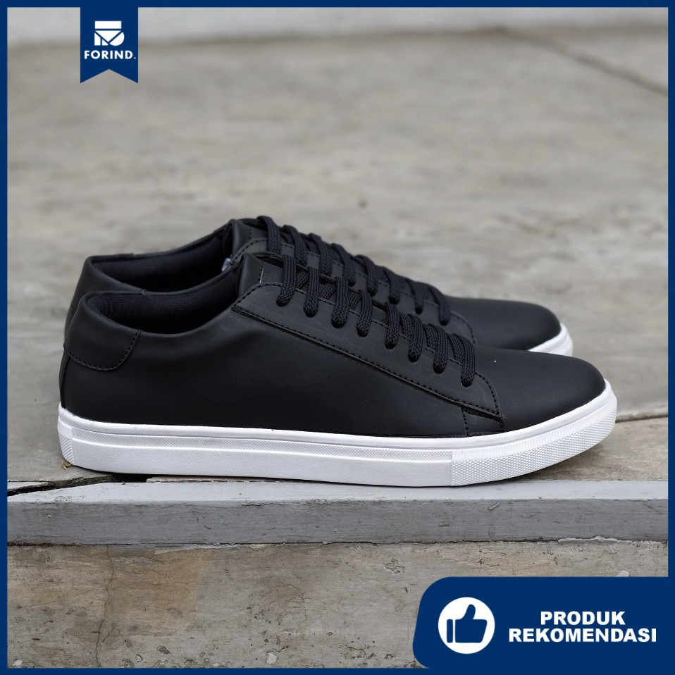 Jual sepatu sekolah hitam putih dulux sepatu sneakers sepatu pria - hitam  warior, 39 - Kab. Boyolali - Barang Online