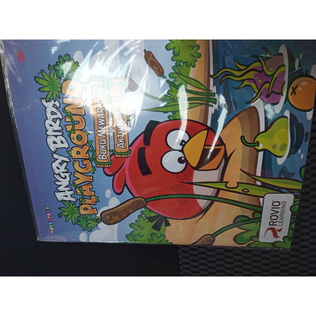 Jual Angry Birds Playground Buku Mewarnai Dan Aktivitas Red | Shopee ...