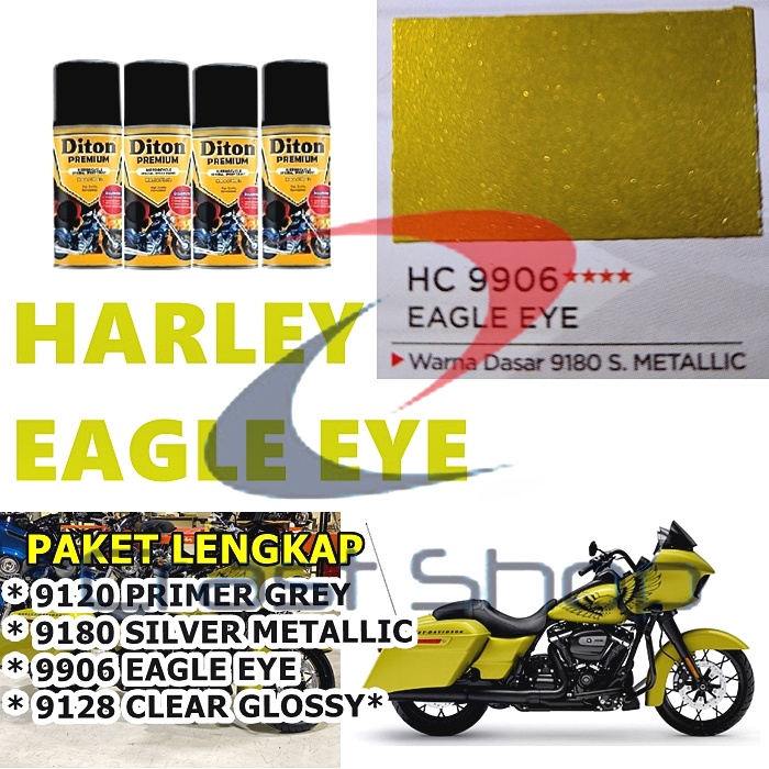 Jual Paket Lengkap Cat Pilox Diton Premium Harley Eagle Eye Warna