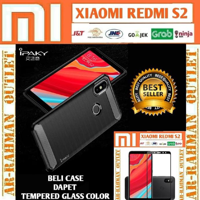 Jual Xiaomi Redmi S2 Redmis2 Casing Case Ipaky Cover + Tempered Glass ...
