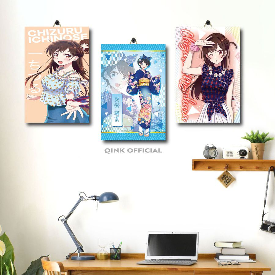 Jual 141 160 Pajangan Kamar Chizuru Ichinose Kanojo Okarishimasu 20x30