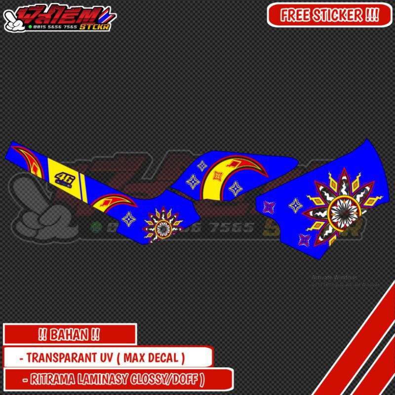 Jual Striping Transparan Ninja SSR Model Zian | Shopee Indonesia